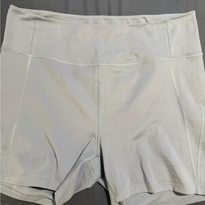 Girlfriend Collective Compressive High Rise Bike Shorts Smoky Blue